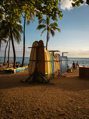 Oahu Waikiki Beach Surfboards