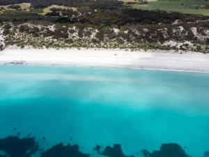 Drone shot of Emu Bay